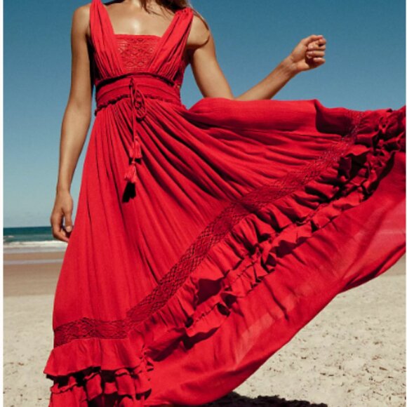 Free People Dresses & Skirts - Free People Santa Maria Maxi Dress NWT